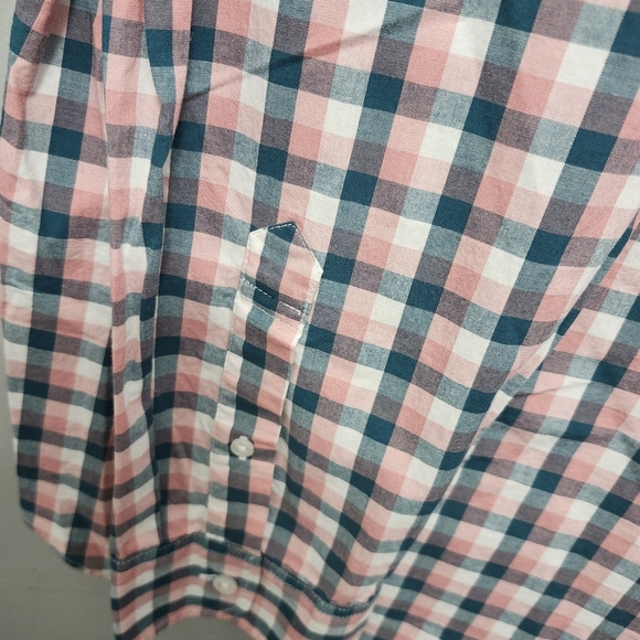 J.crew factory men's button-down shirt size XL slim untucked flex washed - Picture 9 of 11
